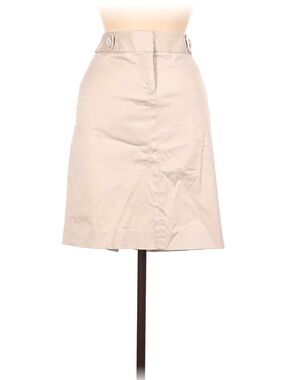 J. Crew Cream A-Line Skirt with Waist Tabs